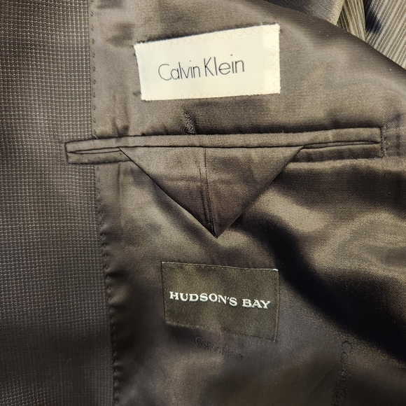 HP ⭐️ Calvin Klein Two-Piece Suit, Charcoal Grey, Size US 40 R - Picture 7 of 12